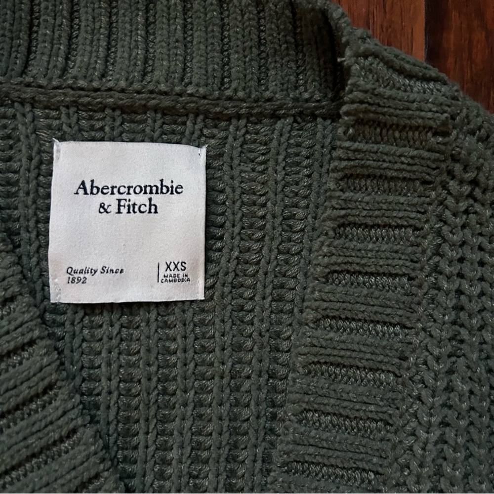 Abercrombie Cameron Seed Stitched Cardigan - Picture 3 of 4